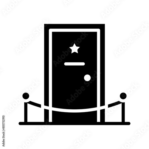 Backstage icon. sign for mobile concept and web design color editable