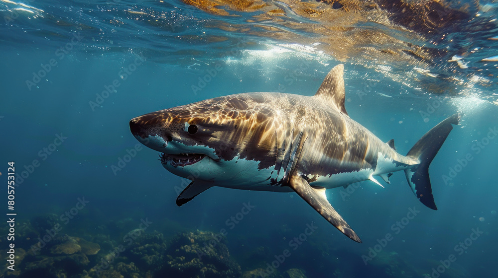 Fototapeta premium Download Shark Wallpaper