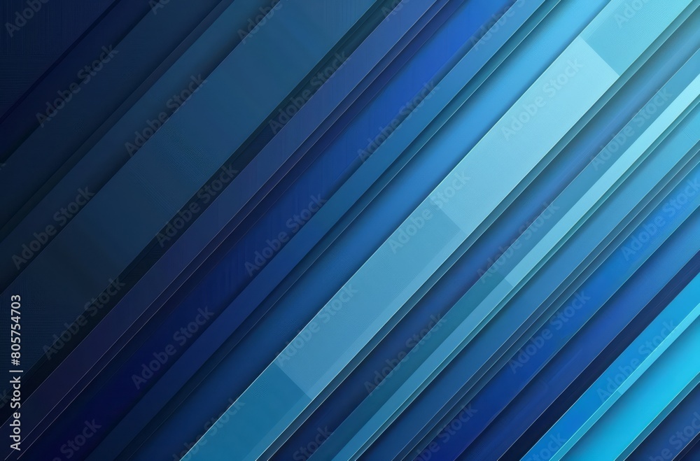 Obraz premium Blue abstract background with diagonal lines, offering a modern and sophisticated look for business and technology presentations