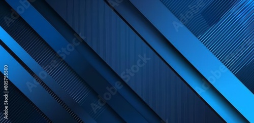 Dynamic blue background featuring diagonal lines, ideal for business technology concepts and futuristic themes