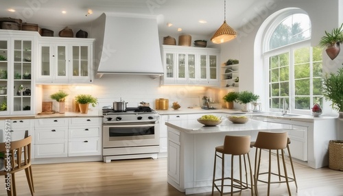 a luxurious white kitchen