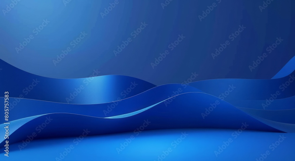 Blue background with smooth gradient, curved lines, glowing edges, and shadow effects Blue background with smooth gradient, curved lines, glowing edges, and shadow effects