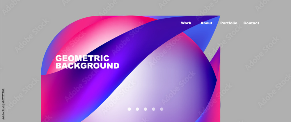 Fototapeta premium A geometric background featuring shades of purple, pink, and blue gradient. Perfect for automotive design or eyewear packaging