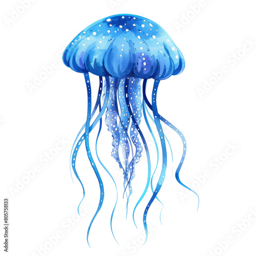 Blue jellyfish, also known as the blue jelly or bluefire jellyfish, are mesmerizing marine creatures known for their striking blue coloration.