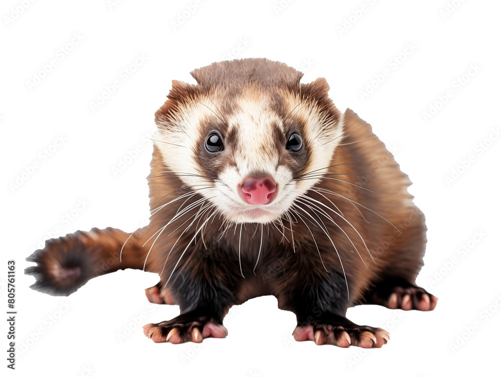 A Full Body Ferret with a Transparent Background PNG A Full Body Ferret with a Transparent Background PNG