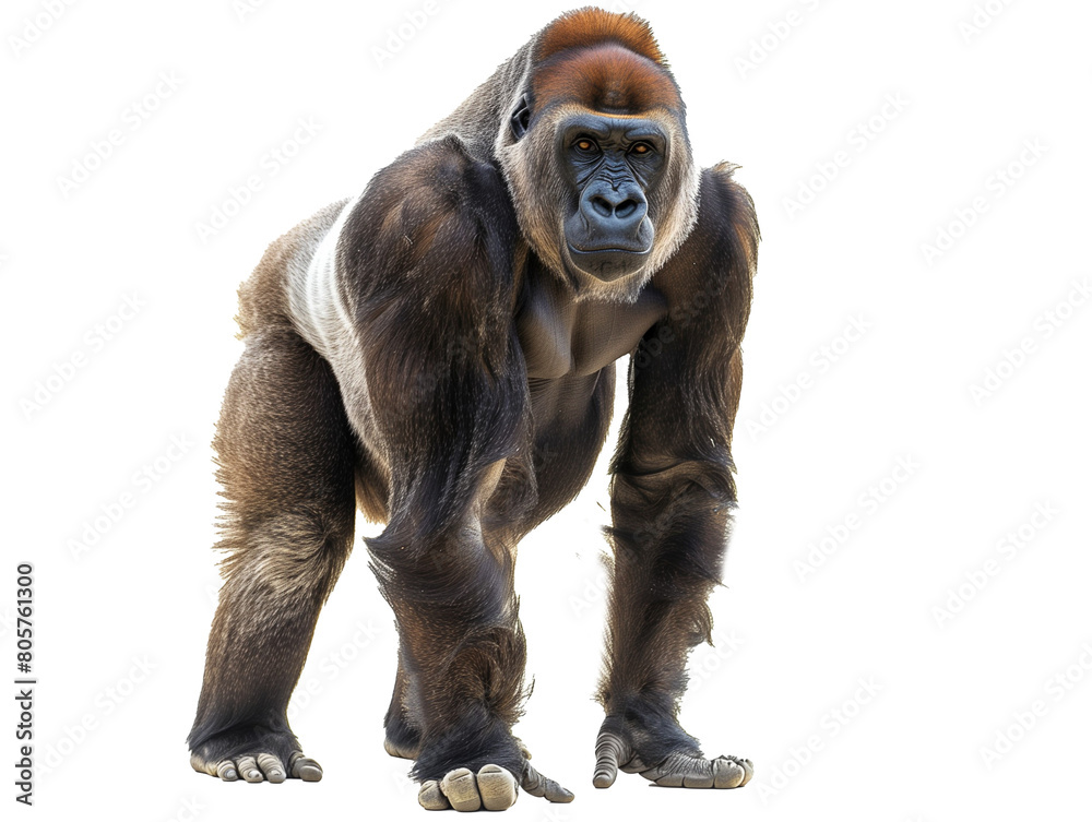 A Full Body Gorilla with a Transparent Background PNG A Full Body Gorilla with a Transparent Background PNG