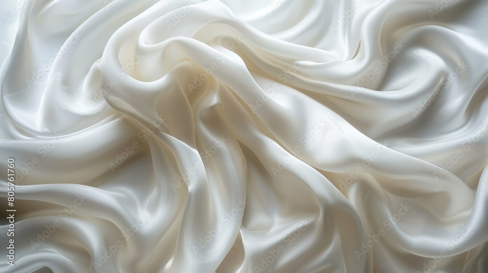 Poetic Serenity in Silk: White Background Elegance, Delicate Textile Artistry with Graceful Haiku Flair Poetic Serenity in Silk: White Background Elegance, Delicate Textile Artistry with Graceful Haiku Flair