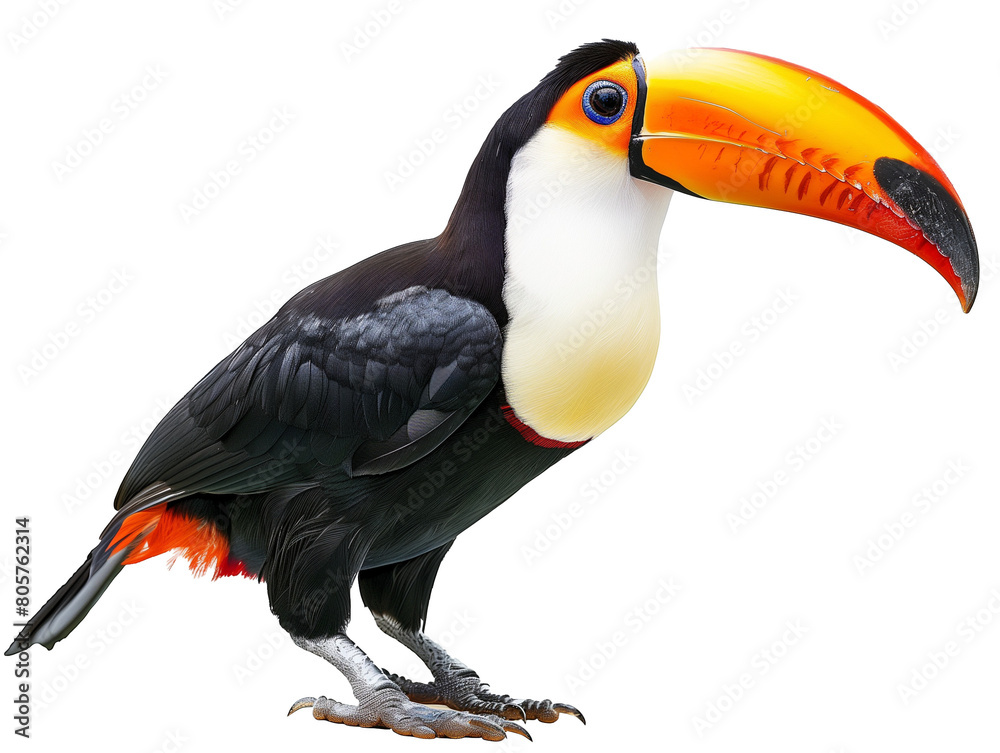 A Full Body Toucan with a Transparent Background PNG A Full Body Toucan with a Transparent Background PNG