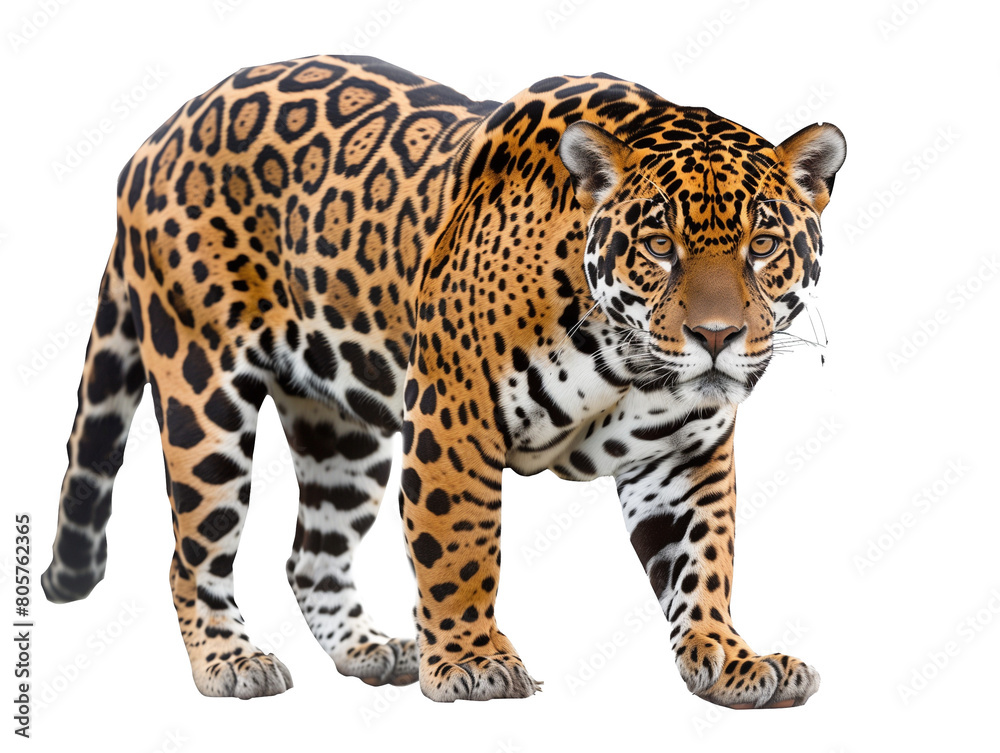 A Full Body Jaguar with a Transparent Background PNG A Full Body Jaguar with a Transparent Background PNG