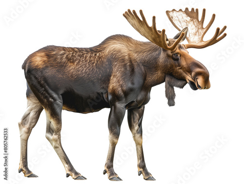 Wallpaper Mural A Full Body Moose with a Transparent Background PNG Torontodigital.ca
