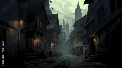 old street in the night © stocks marketing