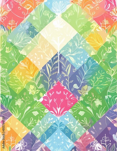 abstract background with hearts