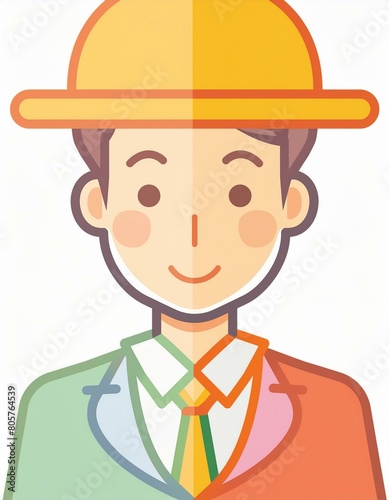 builder with a wrench