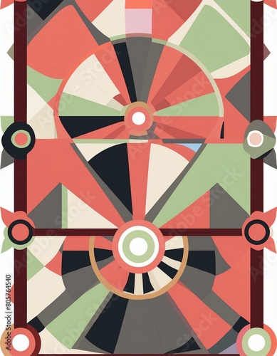 red and yellow arrows