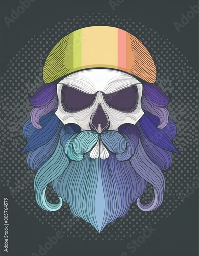 skull with sunglasses