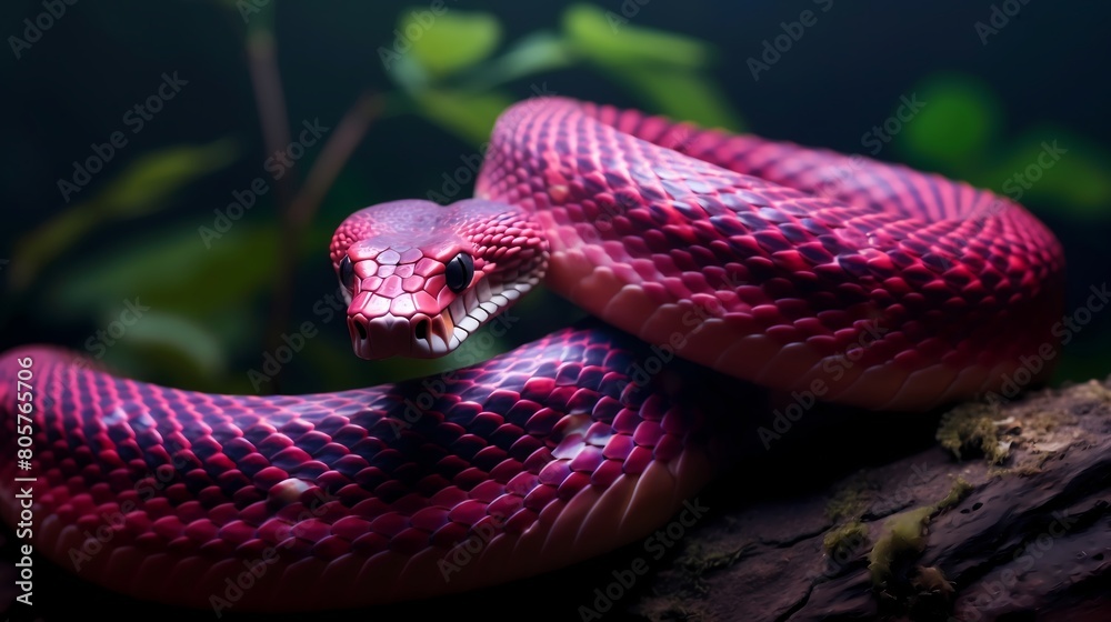 Obraz premium snake in the garden