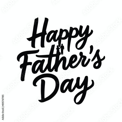 happy fathers day t shirt and greeting card design.