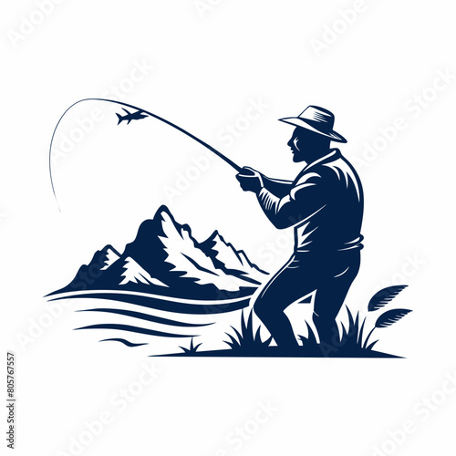 fishing----only-3-colors---silhouette-vector-f 