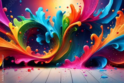 Background beautiful wallpaper hd best quality hyper realistic colorful image1 photo