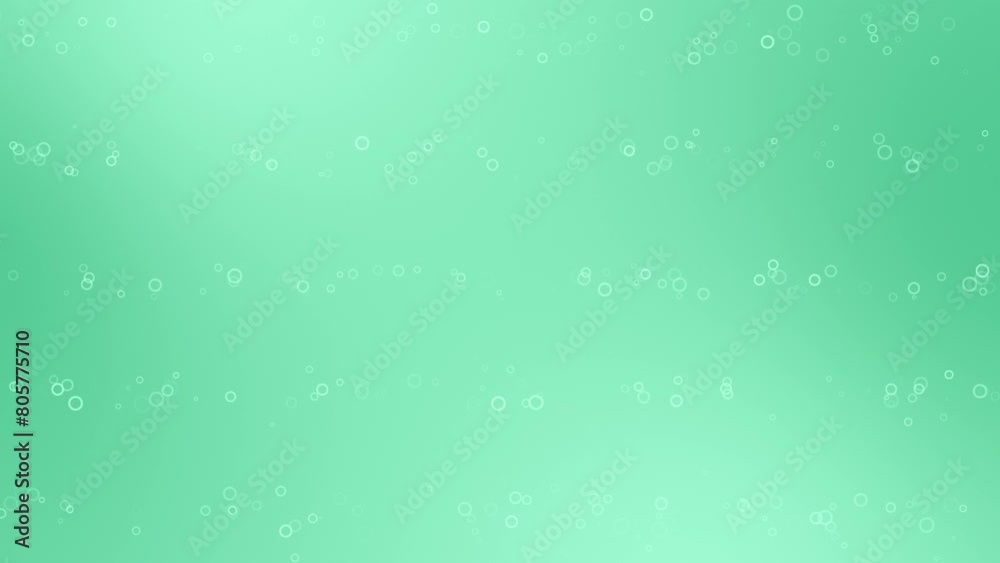 Turquoise color bubbles particles moving in line simple and classy background Turquoise color bubbles particles moving in line simple and classy background