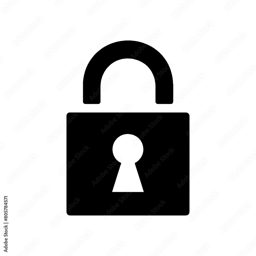 Lock Vector Icon Illustration on a transparent background, Lock Icon Lock Vector Icon Illustration on a transparent background, Lock Icon