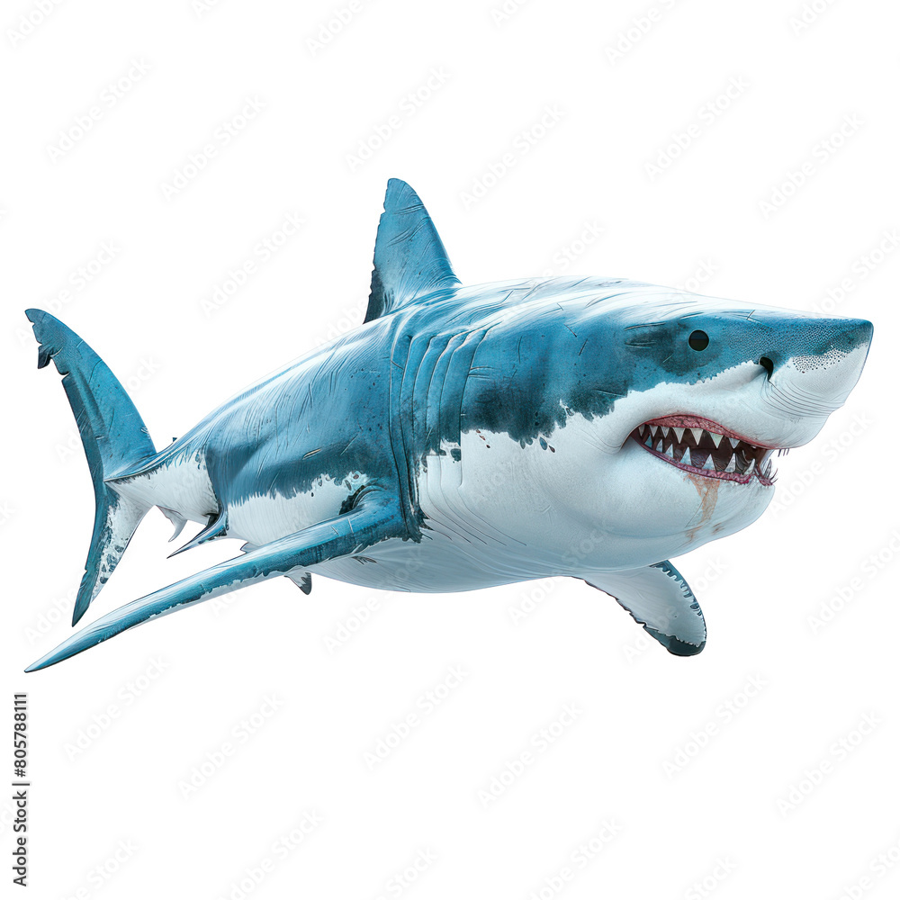 Shark isolated on a transparent background Shark isolated on a transparent background