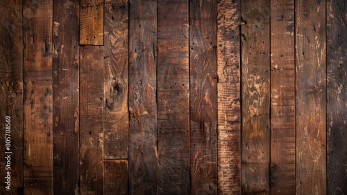 Experience the rustic allure of an old wood texture background, where the weathered surfaces of farmhouse wood speak volumes of history and tradition,  photo