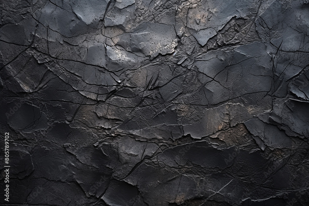 Black concrete stone texture for background Black concrete stone texture for background