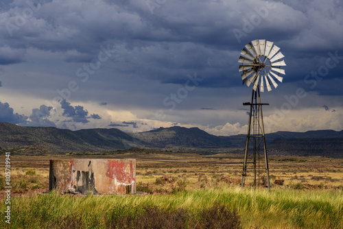 Wind pump (windmill) in the Eastern Cape, South Africa