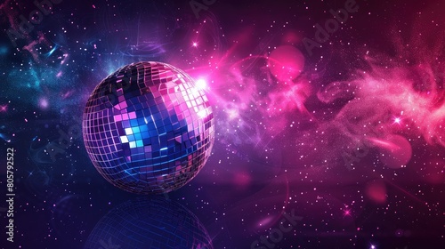 create a logo of club 8 with disco ball AI generated