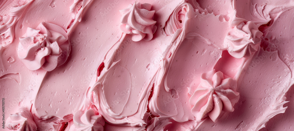 Close-Up of Cake Ice Cream Texture Close-Up of Cake Ice Cream Texture