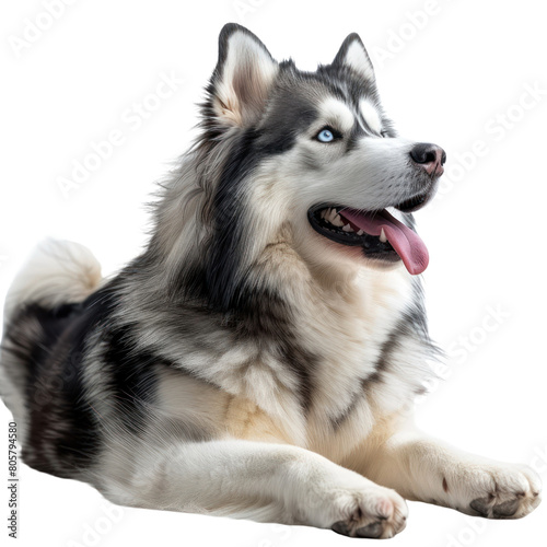 Wolf isolated on a transparent background