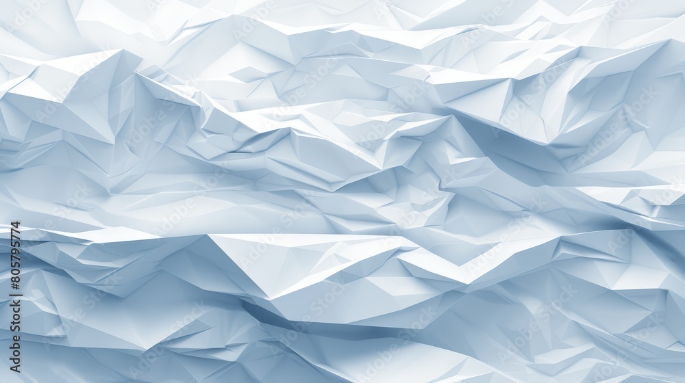 Obraz premium A tight shot of a blue-and-white checkered background, featuring an expansive layer of pristine white paper on top
