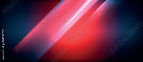 A vibrant diagonal line in shades of electric blue and magenta cutting through a dark background, creating a striking visual effect reminiscent of the night sky