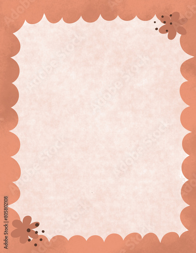 background with frame for text