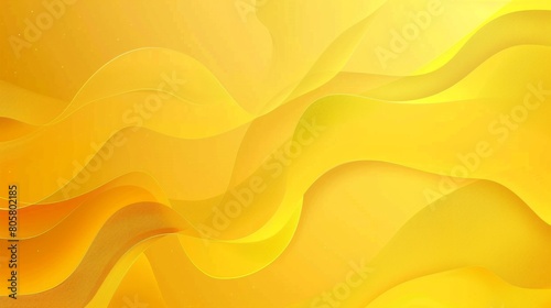 Yellow background with abstract shapes and soft gradients, creating an elegant and modern design for a social media or website header in high resolution