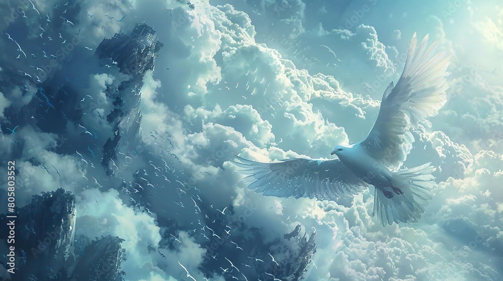 Fototapeta premium dolphin swimming in the sea