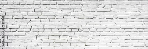 White Brick Wall Background Infusing Modern Spaces with Vintage Appeal