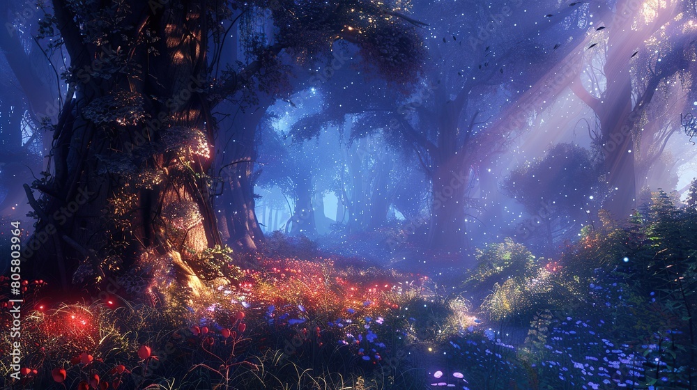 Obraz premium background with stars
