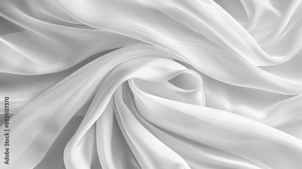 Obraz premium Featuring a supple white fabric material
