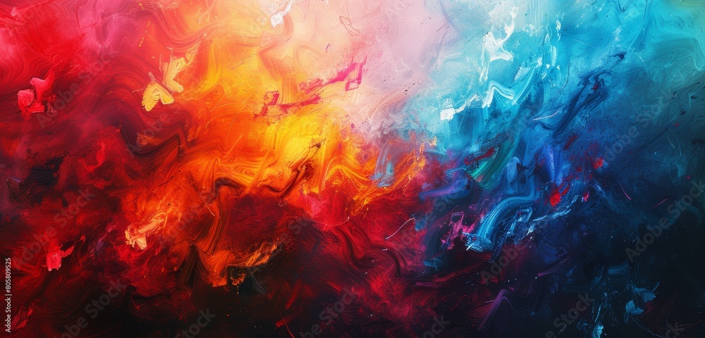 Fototapeta premium Vibrant Abstract Background: Ideal for Posters, Backdrops, Wallpaper, and More