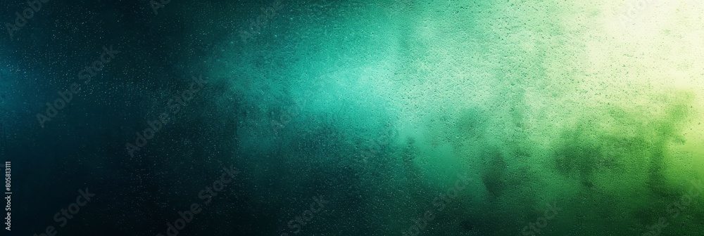 Grainy Texture Background with Glowing Green and Blurred Light Gradient: Dark Banner Backdrop in Black and Green Grainy Texture Background with Glowing Green and Blurred Light Gradient: Dark Banner Backdrop in Black and Green
