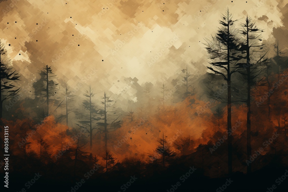 grunge background with tree grunge background with tree