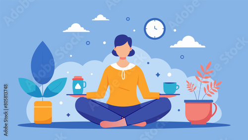 A person taking time to relax and unwind after a busy day recognizing the importance of balance and selfcare in a fastpaced world..