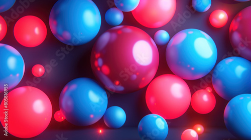 Vibrant Holiday Celebration with Colorful Balloons