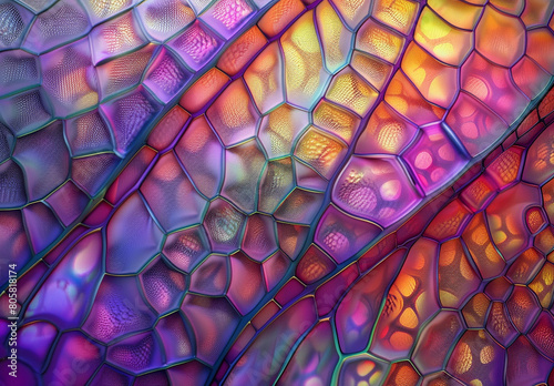 Seamless Rainbow Glass Pattern photo