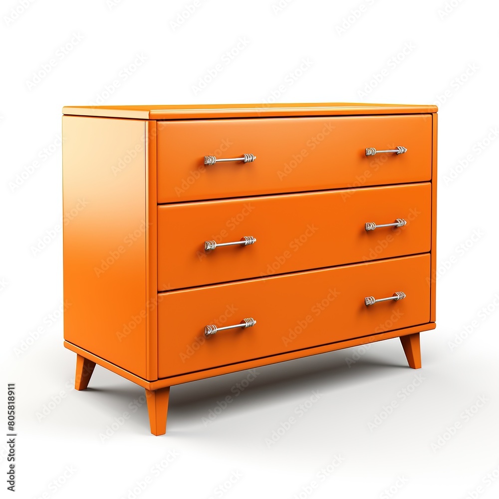 Chest of drawers orange