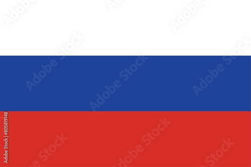 The national flag of russia