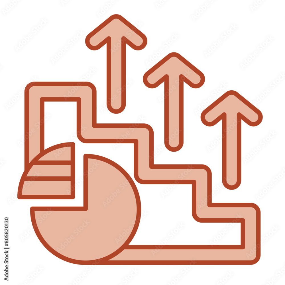 Competitive Market Icon brown Competitive Market Icon brown