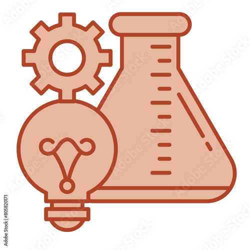 Innovation Lab  Icon brown